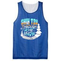 Winter ShihTzu Lover Shih Tzu Through The Snow Christmas Funny Gift Mesh Reversible Basketball Jersey Tank