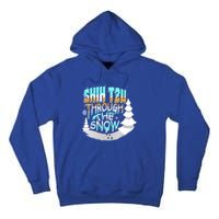 Winter ShihTzu Lover Shih Tzu Through The Snow Christmas Funny Gift Tall Hoodie