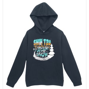 Winter ShihTzu Lover Shih Tzu Through The Snow Christmas Funny Gift Urban Pullover Hoodie