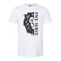 We Serve Lions Vintage Lions Club International Softstyle CVC T-Shirt