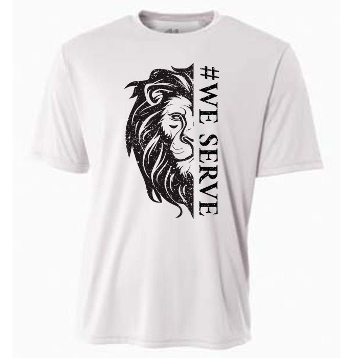 We Serve Lions Vintage Lions Club International Cooling Performance Crew T-Shirt