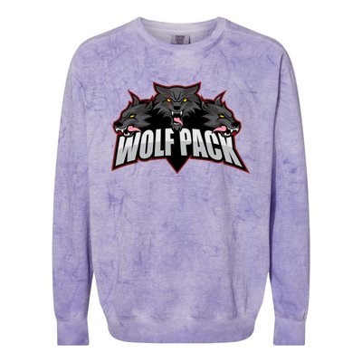 Wolfpack Sports Logo Colorblast Crewneck Sweatshirt