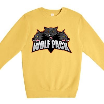 Wolfpack Sports Logo Premium Crewneck Sweatshirt