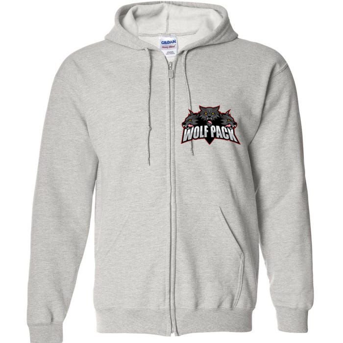 Wolfpack Sports Logo Full Zip Hoodie