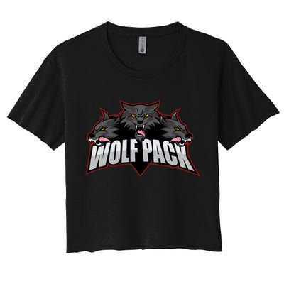 Wolfpack Sports Logo Crop Top