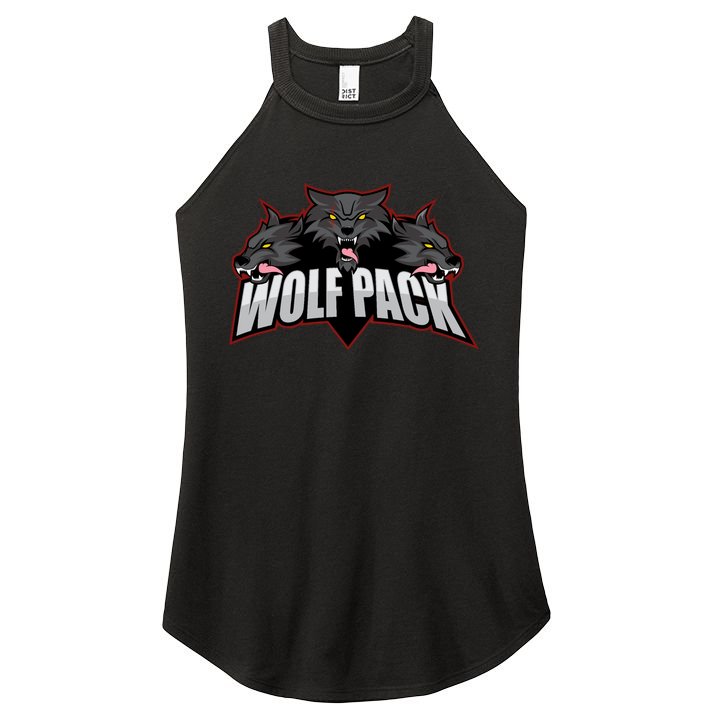 Wolfpack Sports Logo Women's Perfect Tri Rocker Tank