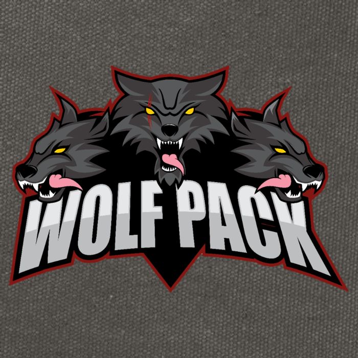 Wolfpack Sports Logo Cotton Canvas Backpack