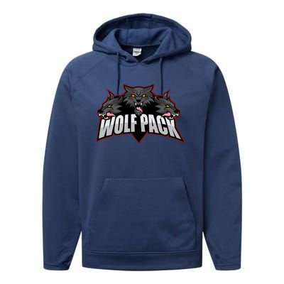 Wolfpack Sports Logo Performance Fleece Hoodie