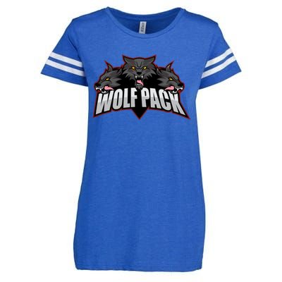 Wolfpack Sports Logo Enza Ladies Jersey Football T-Shirt