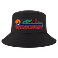 Wisconsin State License Plate Cool Comfort Performance Bucket Hat
