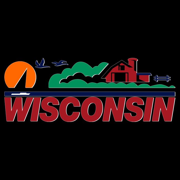 Wisconsin State License Plate Impact Tech Backpack
