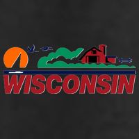 Wisconsin State License Plate Adult Drive Performance Visor