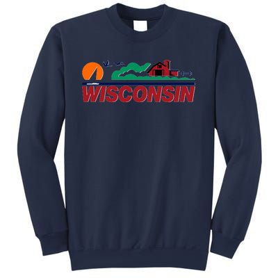 Wisconsin State License Plate Sweatshirt