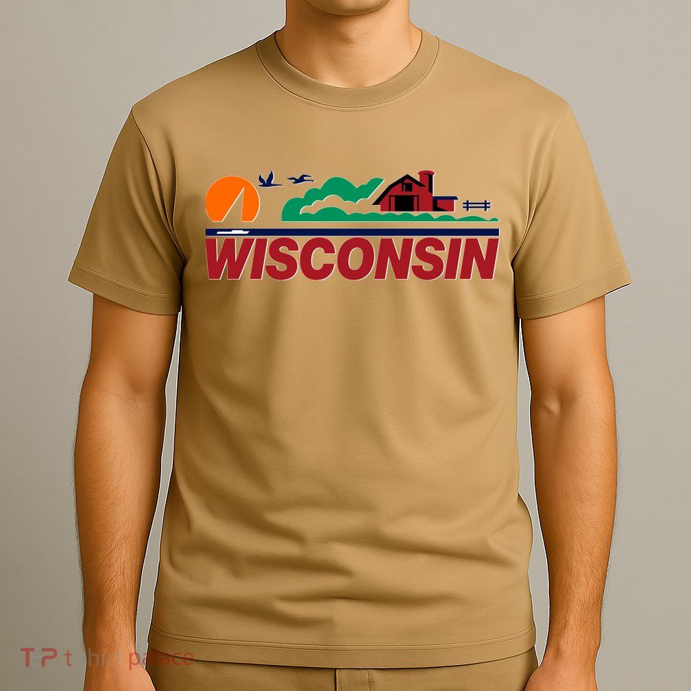 Wisconsin State License Plate T-Shirt