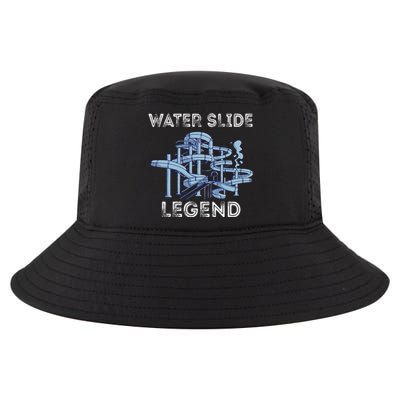 Water Slide Legend Aqua Park Swimming Water Slide Lover Cool Comfort Performance Bucket Hat