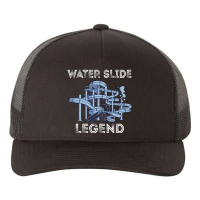 Water Slide Legend Aqua Park Swimming Water Slide Lover Yupoong Adult 5-Panel Trucker Hat