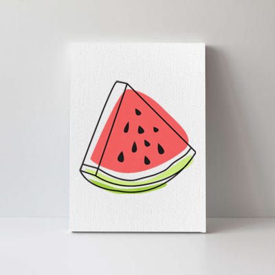 Watermelon Summer Melon Watermelon Without Sunglasses Canvas