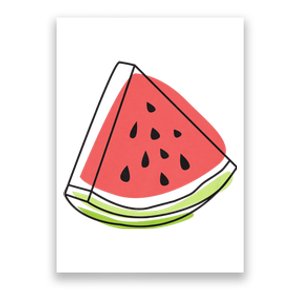 Watermelon Summer Melon Watermelon Without Sunglasses Poster