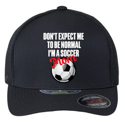 Women Soccer Mom Funny Flexfit Unipanel Trucker Cap