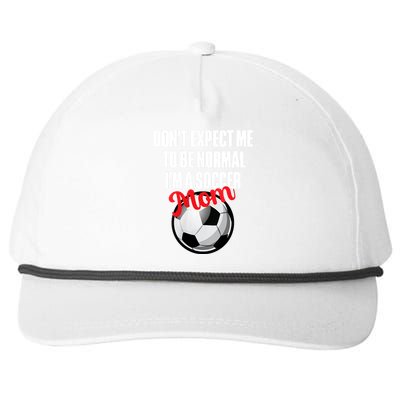 Women Soccer Mom Funny Snapback Five-Panel Rope Hat