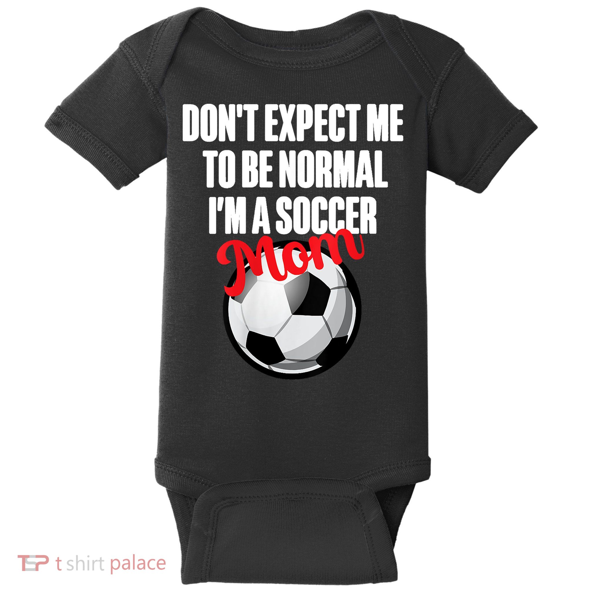 Women Soccer Mom Funny Baby Bodysuit
