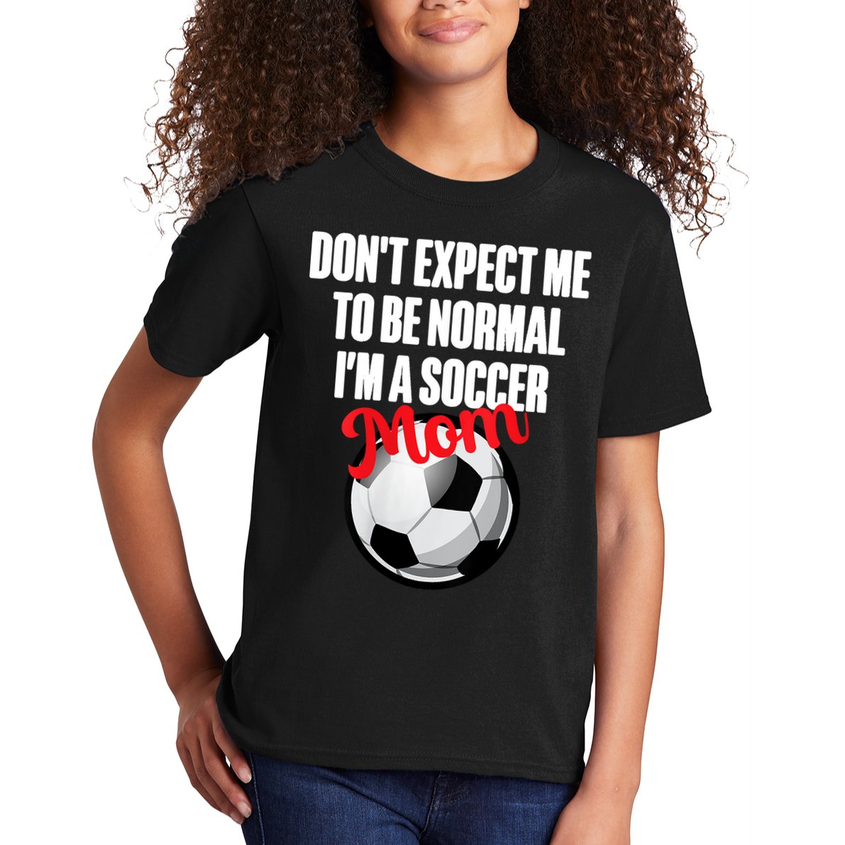Women Soccer Mom Funny Kids T-Shirt