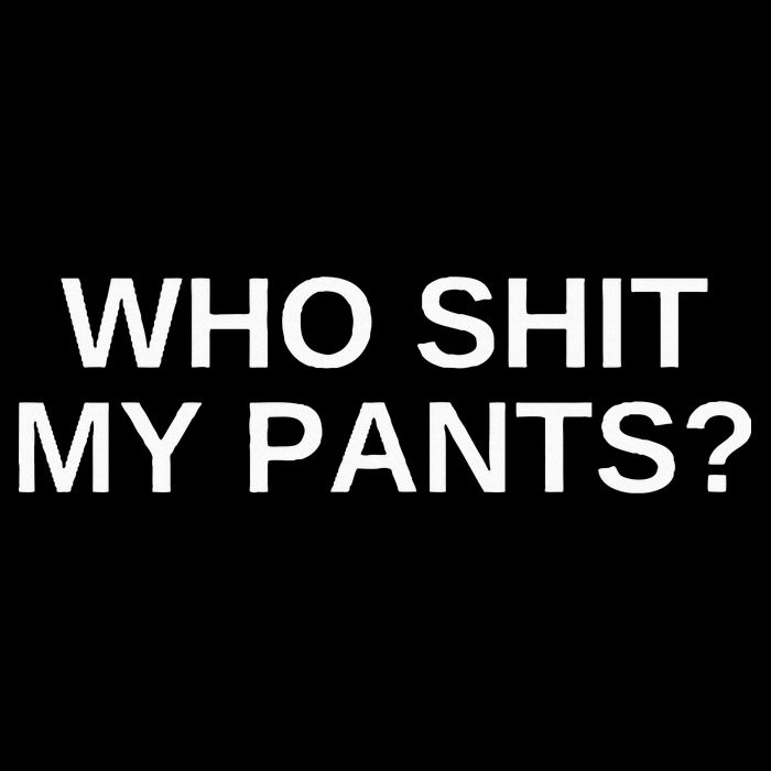 Who Shit My Pants Funny Offensive Dark Humor College T-Shirt