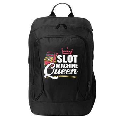 Wo Slot Machine Queen Casino Gambling Roulette Games Gambler City Backpack