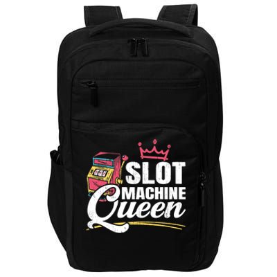 Wo Slot Machine Queen Casino Gambling Roulette Games Gambler Impact Tech Backpack