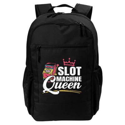 Wo Slot Machine Queen Casino Gambling Roulette Games Gambler Daily Commute Backpack