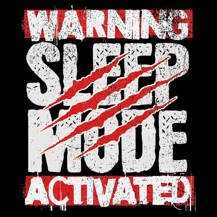 Warning Sleep Mode Activated Nap Like A Pro Stylish Full-Length Apron With Pockets
