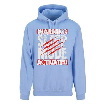 Warning Sleep Mode Activated Nap Like A Pro Stylish Unisex Surf Hoodie