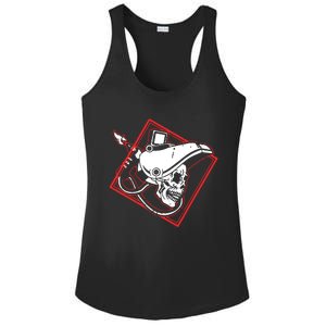 Welder Skull Mig Welding Funny Welding Ladies PosiCharge Competitor Racerback Tank