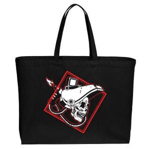 Welder Skull Mig Welding Funny Welding Cotton Canvas Jumbo Tote