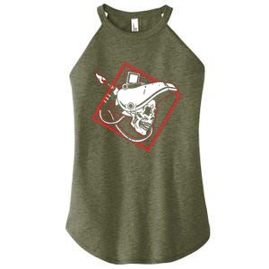 Welder Skull Mig Welding Funny Welding Women's Perfect Tri Rocker Tank