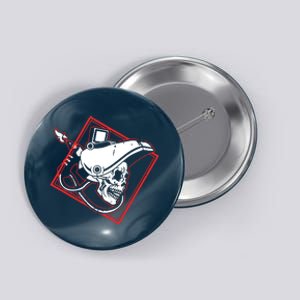 Welder Skull Mig Welding Funny Welding Button