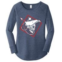 Welder Skull Mig Welding Funny Welding Women's Perfect Tri Tunic Long Sleeve Shirt