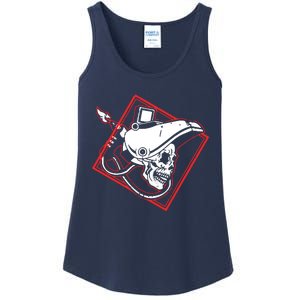 Welder Skull Mig Welding Funny Welding Ladies Essential Tank