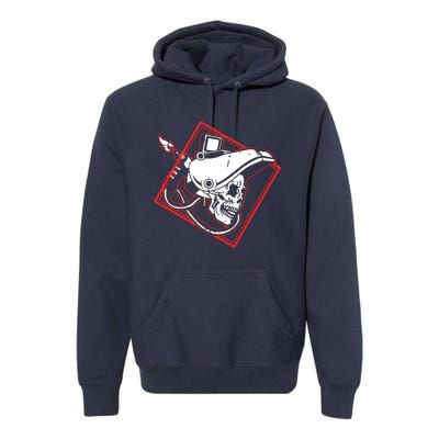 Welder Skull Mig Welding Funny Welding Premium Hoodie