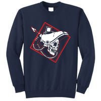 Welder Skull Mig Welding Funny Welding Tall Sweatshirt