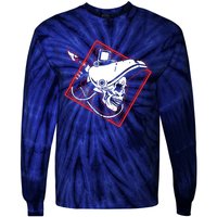 Welder Skull Mig Welding Funny Welding Tie-Dye Long Sleeve Shirt