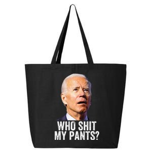 Who Shit My Pants Anti Joe Biden Tee Funny Conservative 25L Jumbo Tote