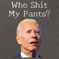 Who Shit My Pants Funny Anti Joe Biden Cotton Canvas Backpack