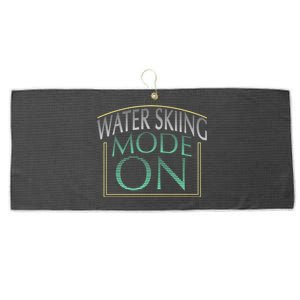 Water Skiing Mode On Great Gift Large Microfiber Waffle Golf Towel