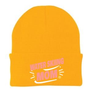 Water Skiing Mom Cute Water Skiing Gift For Skier Knit Cap Winter Beanie