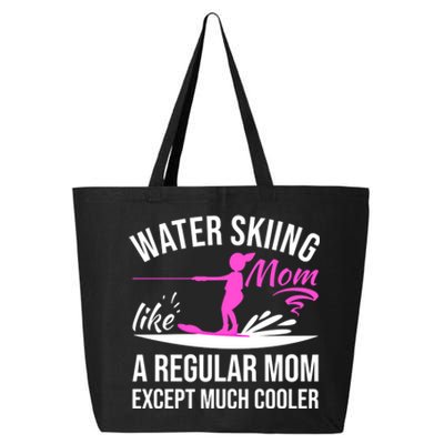 Water Skiing Mom Like A Regular Mom Gift Vintage Water Ski Gift 25L Jumbo Tote