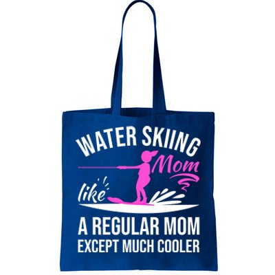 Water Skiing Mom Like A Regular Mom Gift Vintage Water Ski Gift Tote Bag