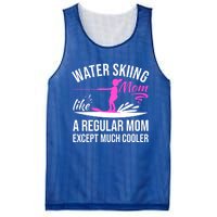 Water Skiing Mom Like A Regular Mom Gift Vintage Water Ski Gift Mesh Reversible Basketball Jersey Tank