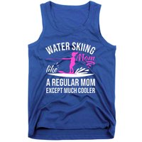 Water Skiing Mom Like A Regular Mom Gift Vintage Water Ski Gift Tank Top