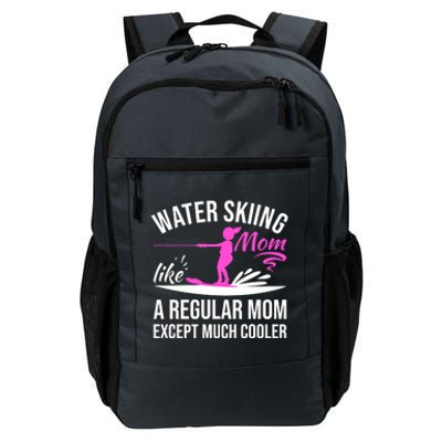 Water Skiing Mom Like A Regular Mom Gift Vintage Water Ski Gift Daily Commute Backpack